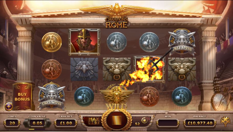 Champions of Rome Slot Online