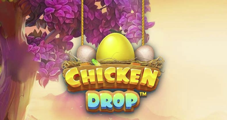 Chicken Drop Slot Logo Wizard Slots