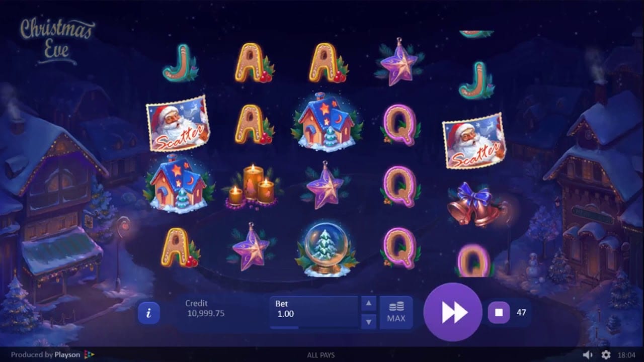 Christmas Eve Free Slots