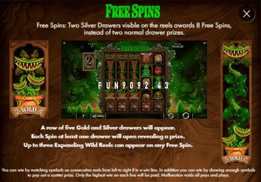 The Curious Cabinet Free Spins