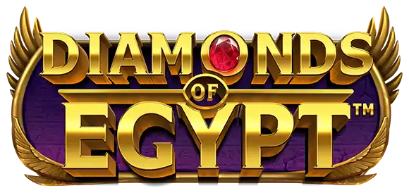Diamonds Of Egypt Slot Logo Wizard Slots