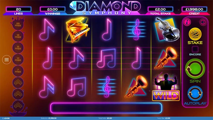 Diamond Symphony Slot Reels
