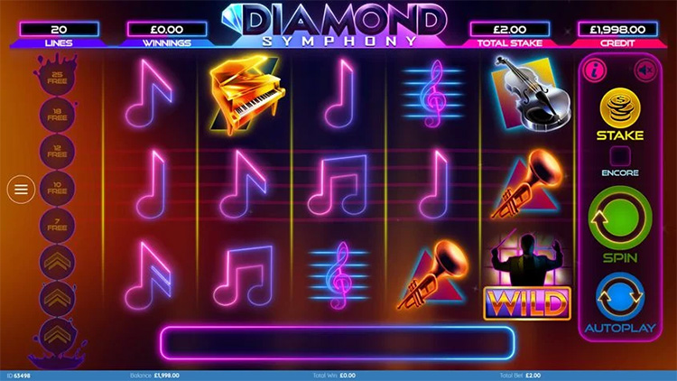 Diamond Symphony Slot Reels