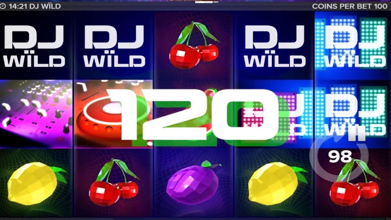 DJ Wild Slot intro screen