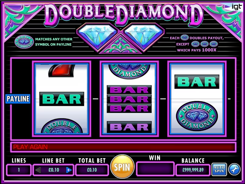 Double Diamond Slot Machine