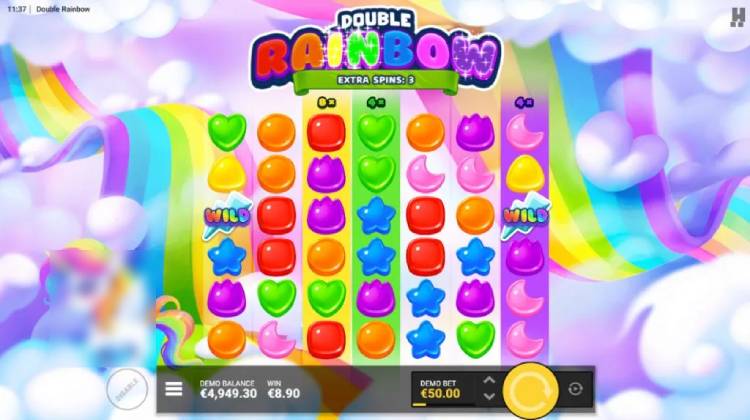 Double Rainbow Slots Reels