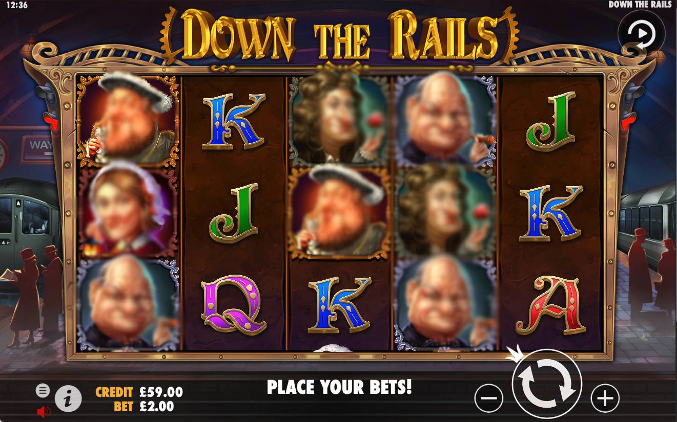 Down the Rails Slot Gameplay