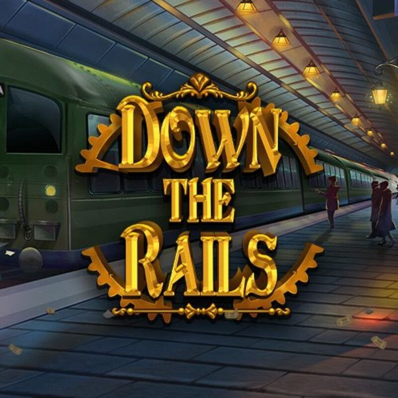 Down the Rails Slot Logo Wizard Slots