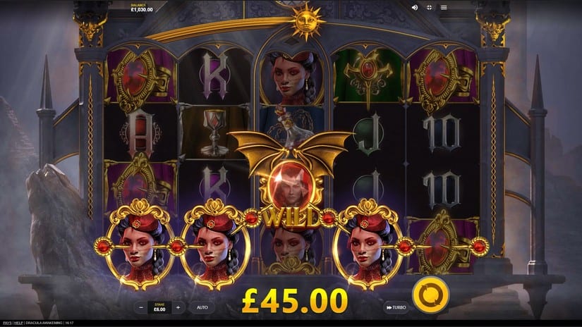 Dracula Awakening Slots Reels