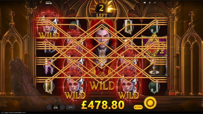 Dracula Awakening Slots Gameplay