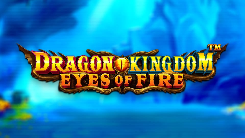 Dragon Kingdom Eyes of Fire Slot Logo Wizard Slots