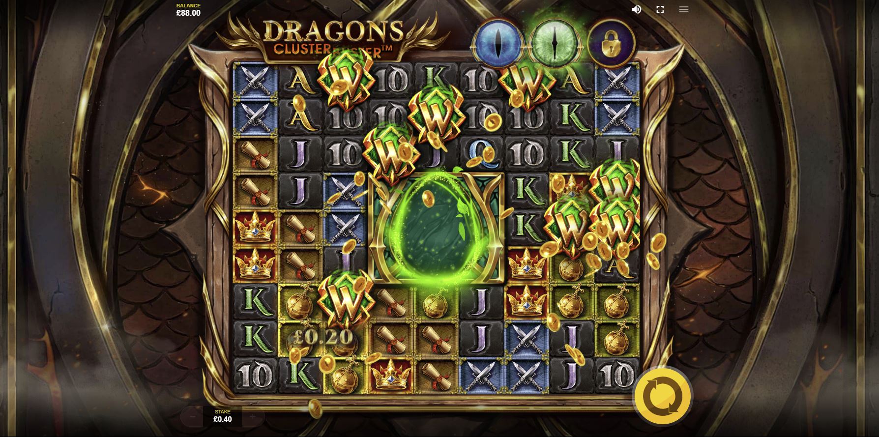 Dragons CLusterbuster Slot Wild