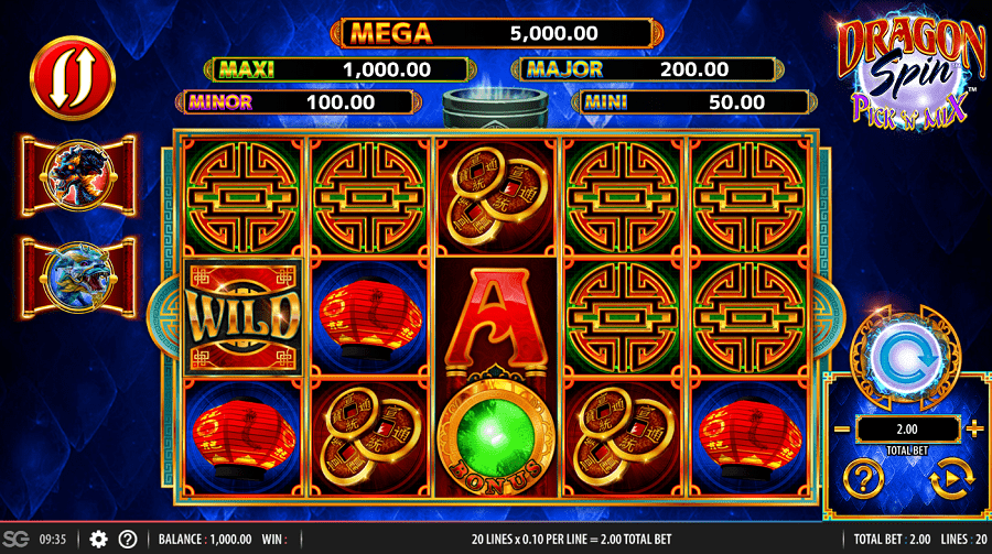 Dragon Spin Pick N Mix Slots Reels