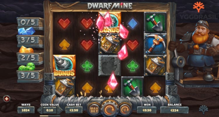 Dwarf Mine Slots Game