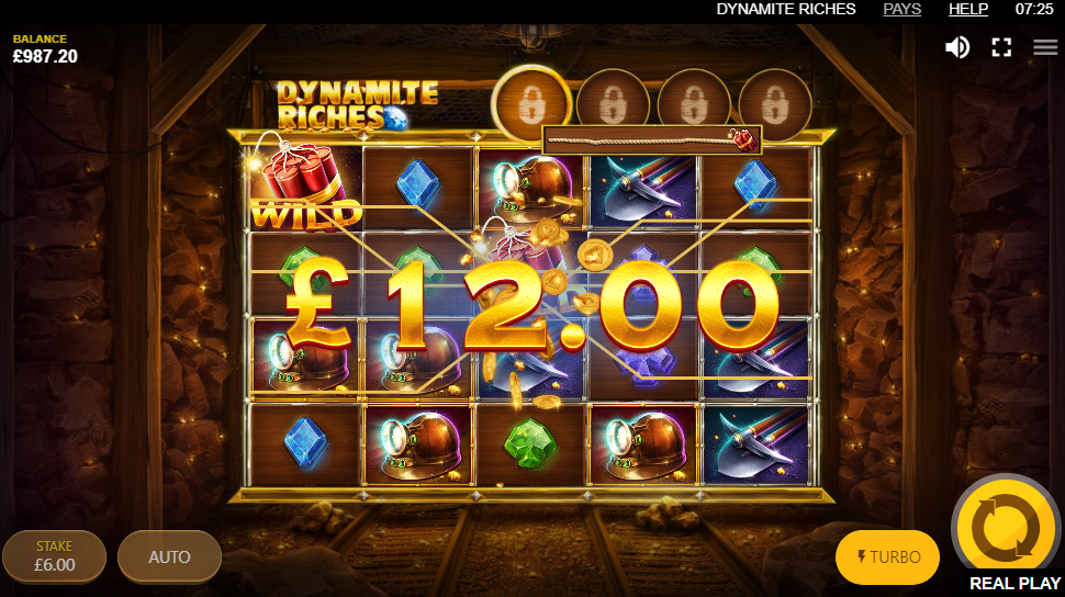 Dynamite Riches Slot Win