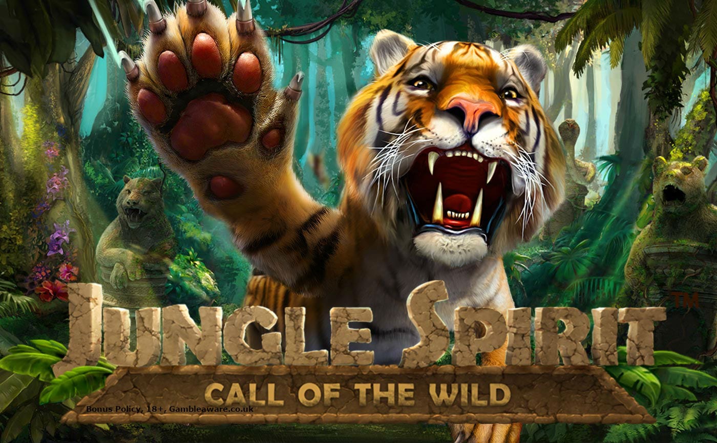 Jungle Spirit Call of the Wild online slots game logo