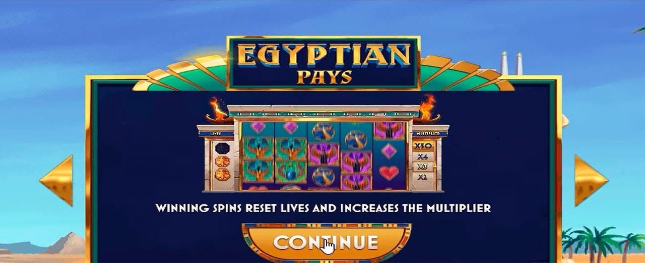 Egyptian Pays Bonus Features Slot