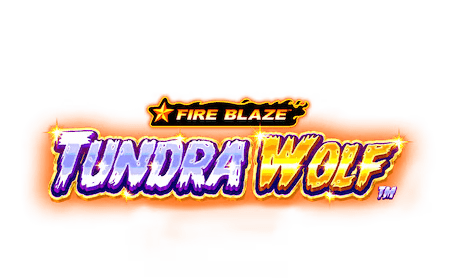 Fire Blaze: Tundra Wolf Slot Logo