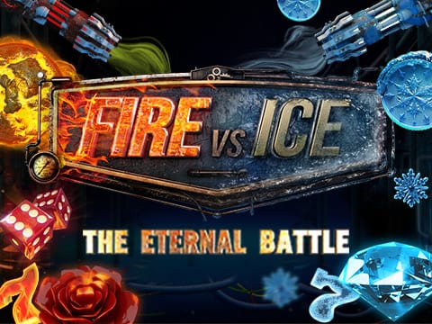 Fire vs Ice online slots game logo