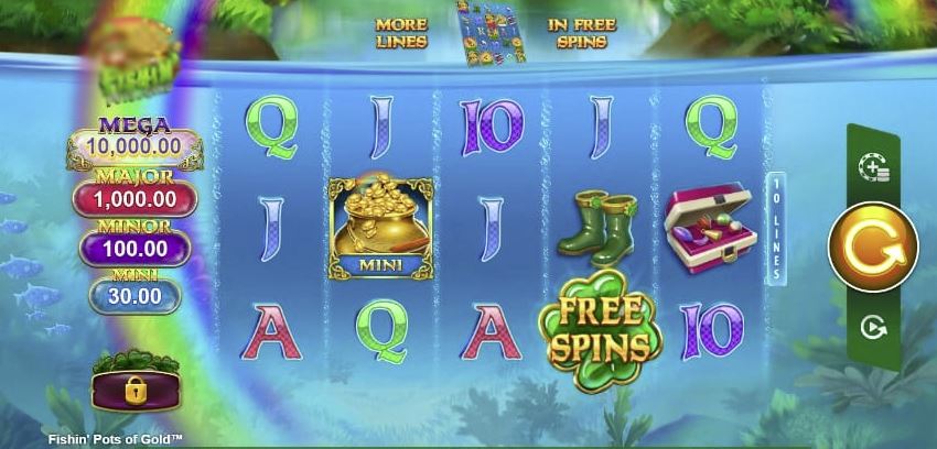 Fishin' Pots Of Gold Slot Gameplay