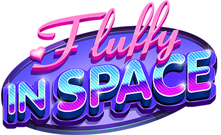 Fluffy in Space Slot Logo Wizard Slots
