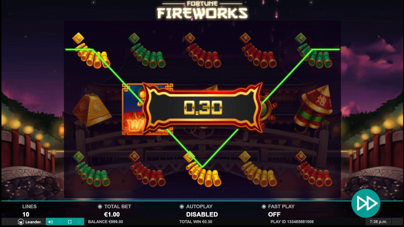 Fortune Fireworks Slots Win