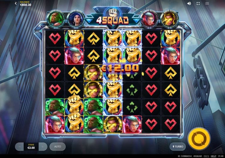 4 Squad Slot Game