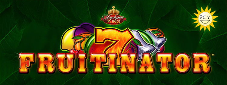Fruitinator Jackpot King Slot Logo Wizard Slots
