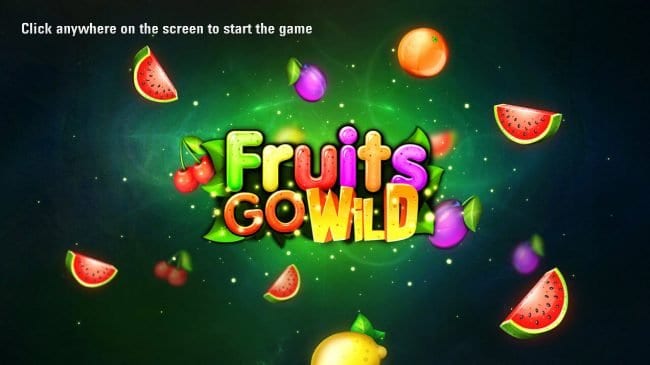 Fruits Go Wild Slot Logo Wizard Slots