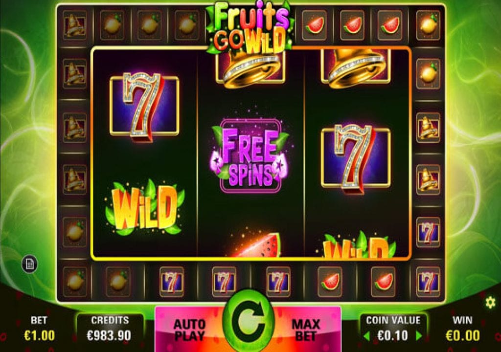 Fruits Go Wild Slot Gameplay