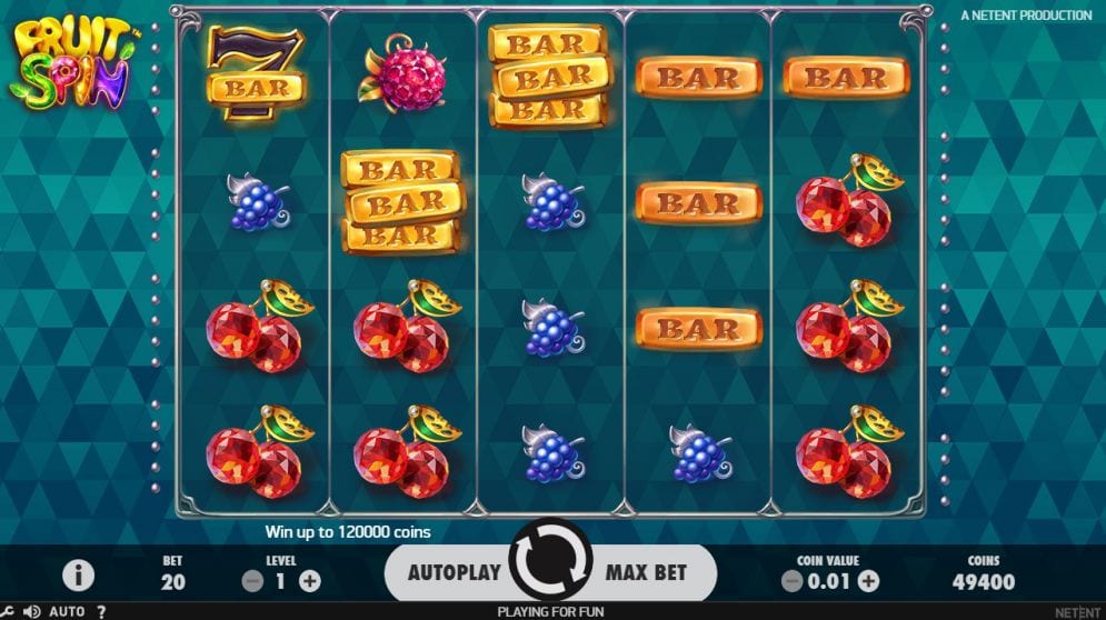 Fruit Spin gameplay