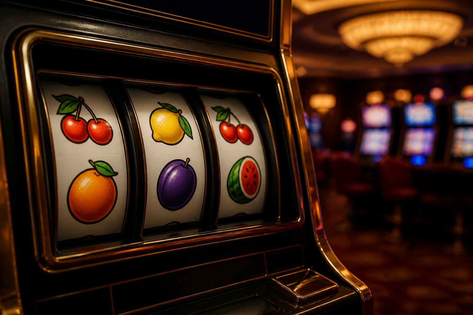Fruit Symbols on Slot Machine