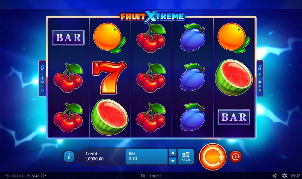 Fruit Xtreme: 5 Lines Slots UK