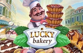 Lucky Bakery online slots game logo