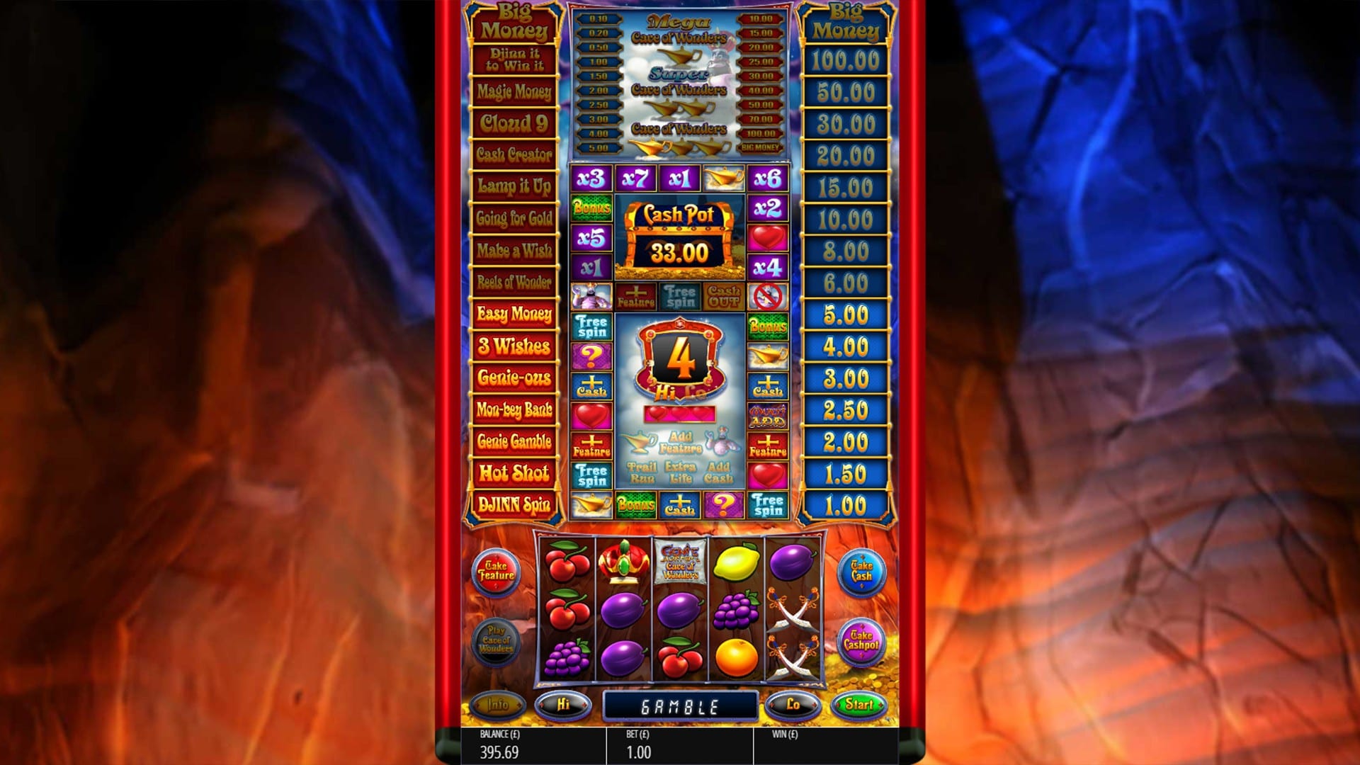 Genie Jackpots Cave of Wonders Slots