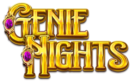 Genie Nights Slot Logo Wizard Slots