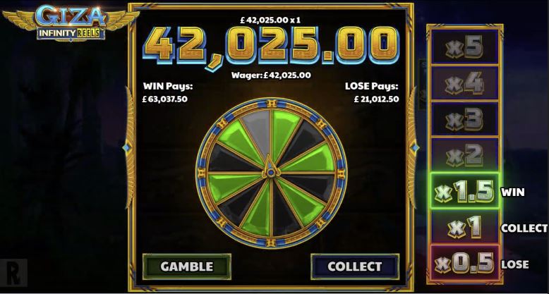 Giza Infinity Reels Slot Free Spins Gamble