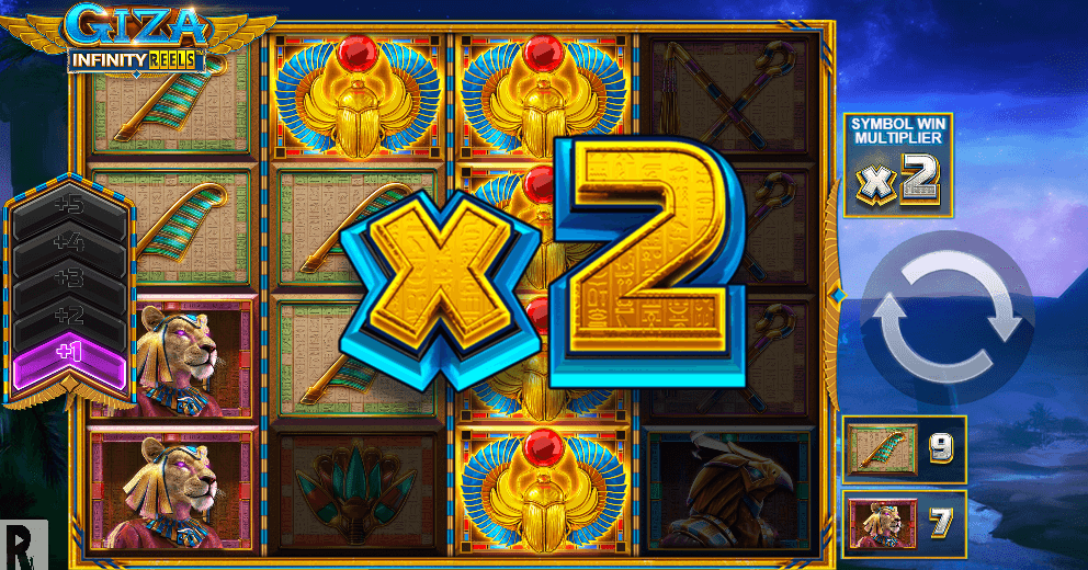 Giza Infinity Reels Slot Gameplay