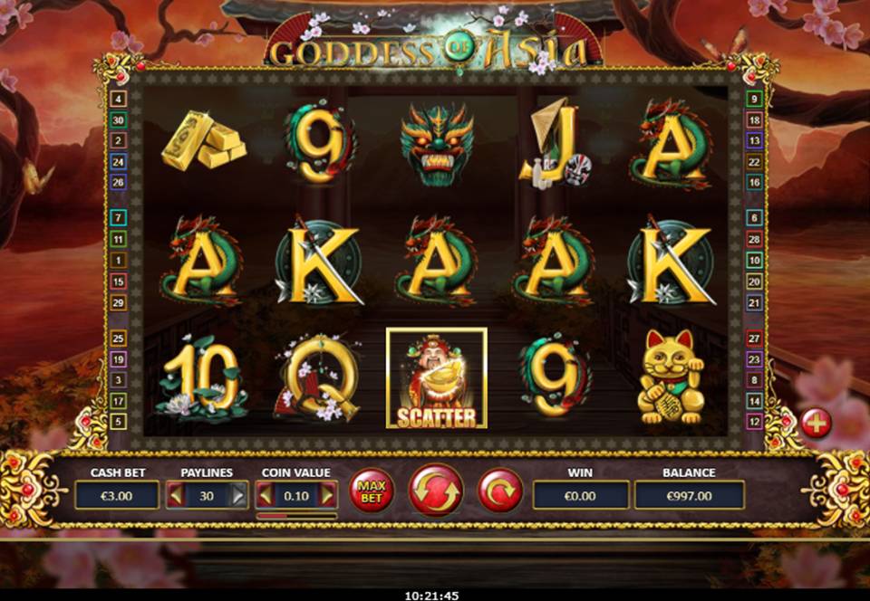 Goddess of Asia Slot Gameplay