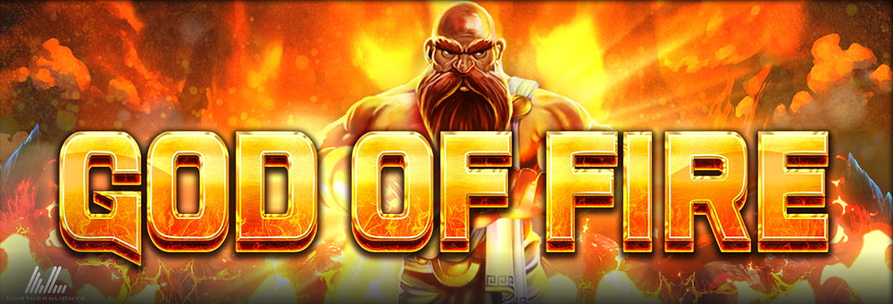 God of Fire Slot Logo Wizard Slots