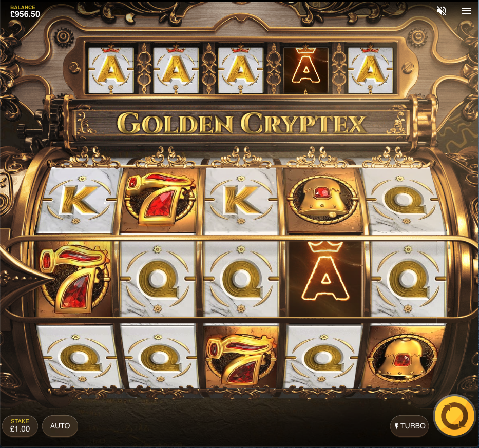 Golden Cryptex Slot Gameplay