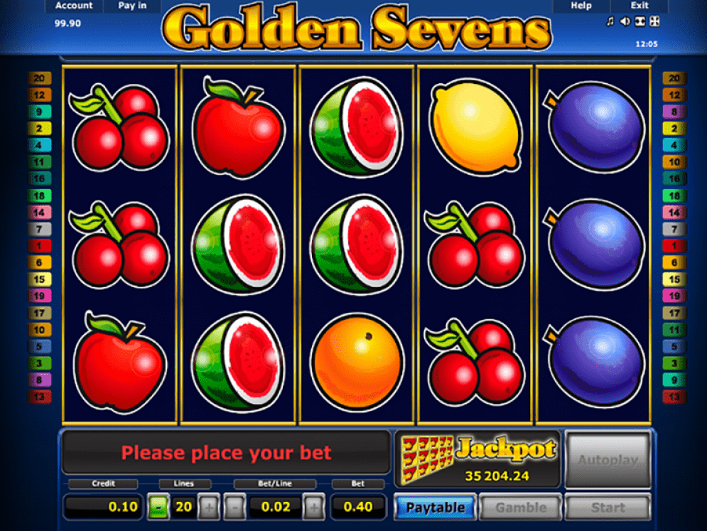 Golden 7s Slot Game