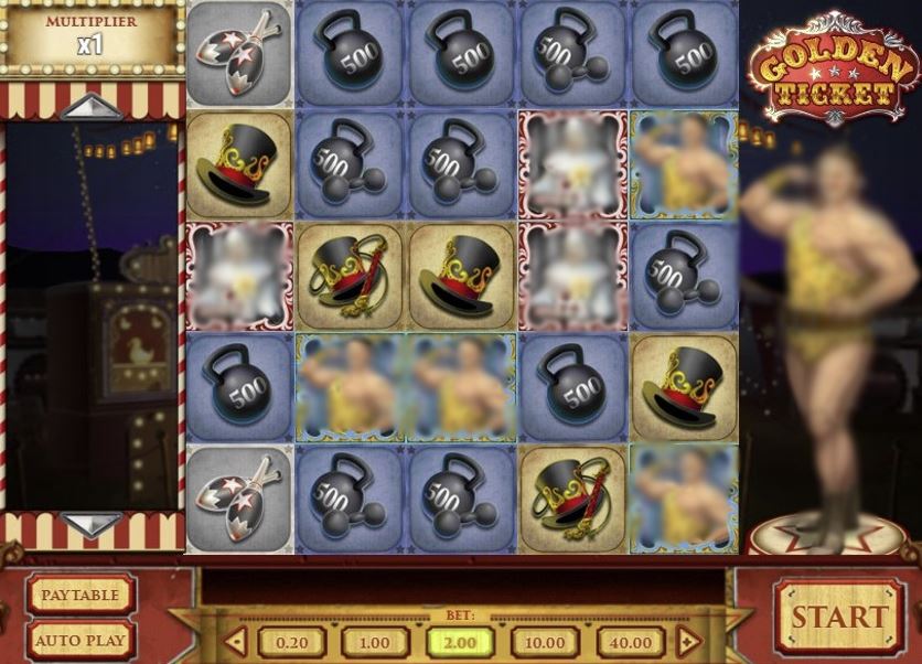 Golden Ticket Slot Gameplay