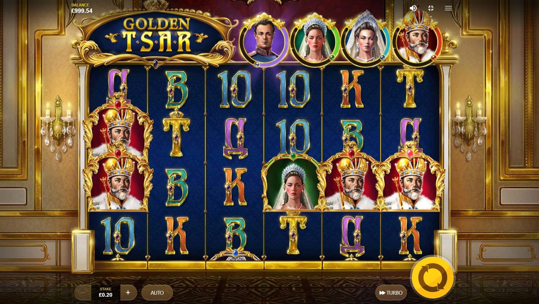 Golden Tsar Slot Gameplay