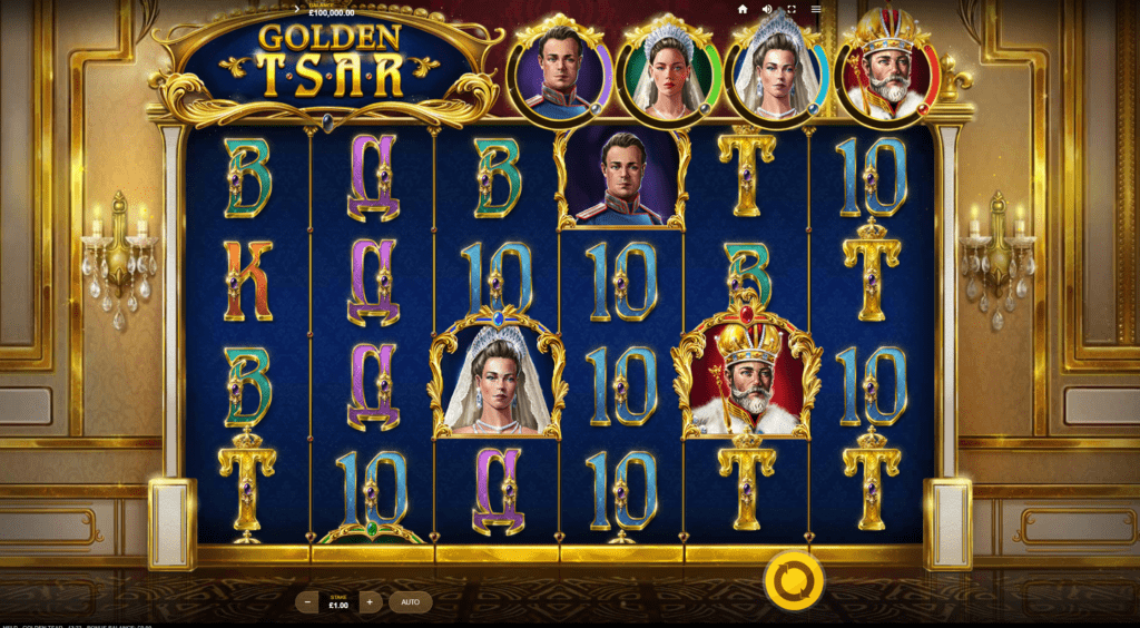 Golden Tsar Slots Reels