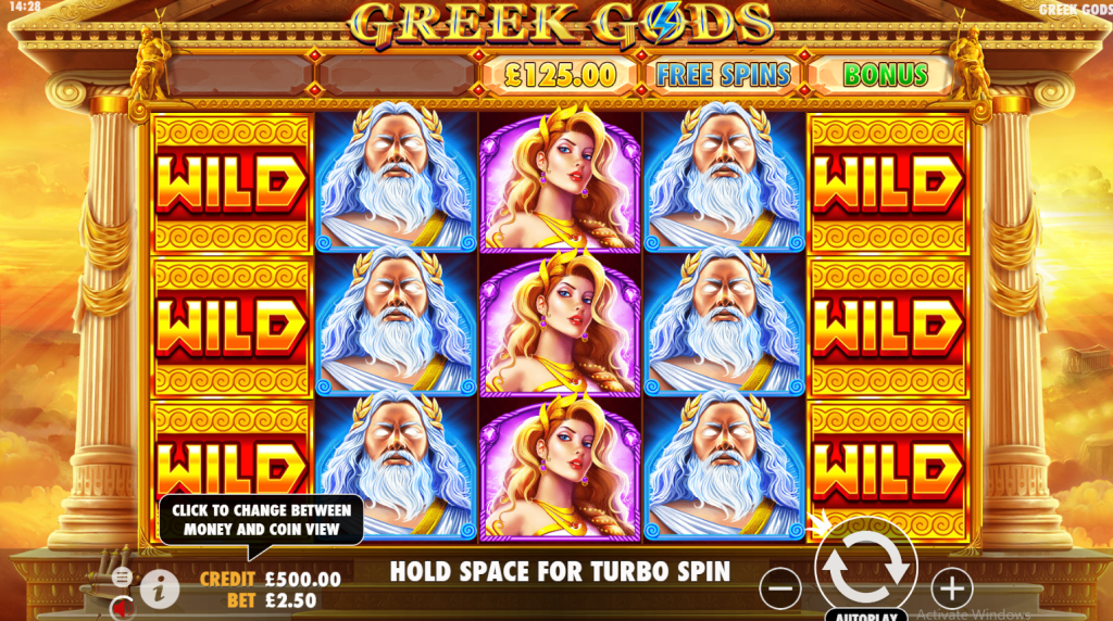 Greek Gods Game Play