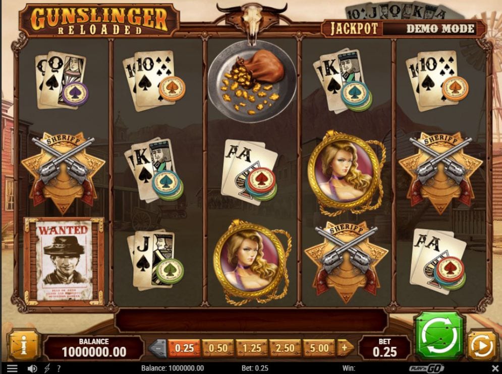 Gunslinger Slots Gameplay