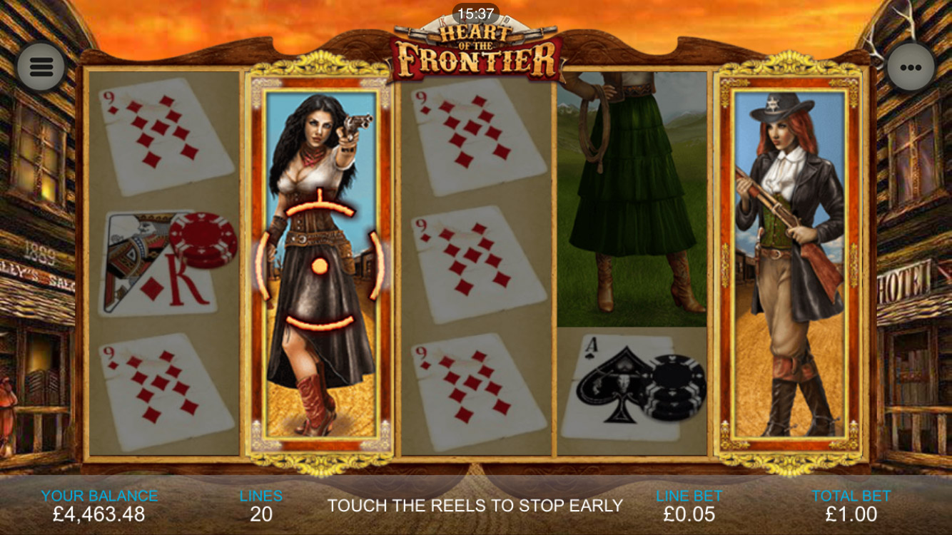 Heart of the Frontier Slots Win