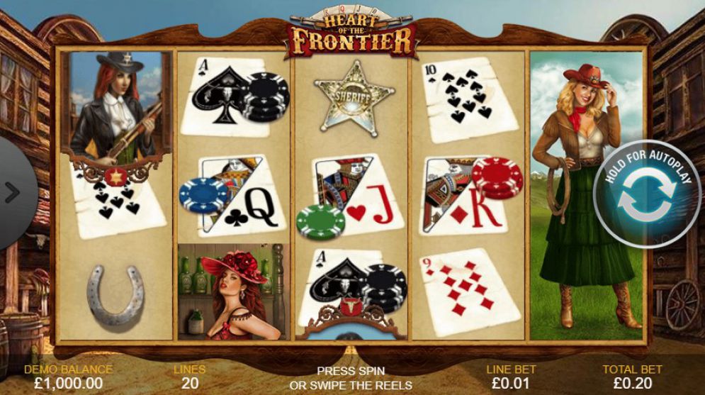 Heart of the Frontier Slot Reels