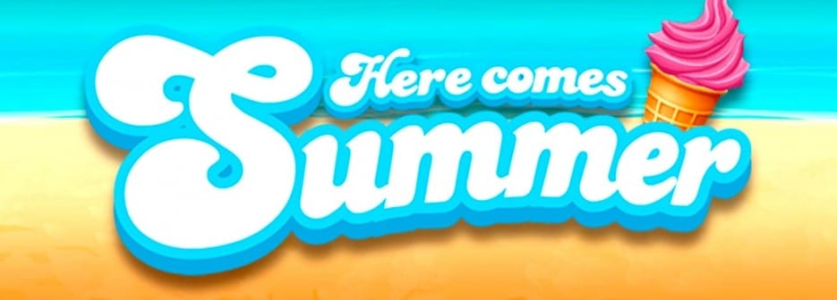 Here Comes Summer Slots Logo Wizard Slots